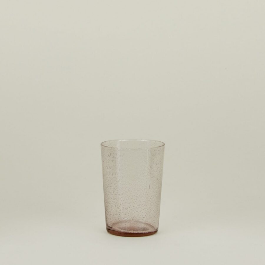 Blush Bubble Glass Tumbler