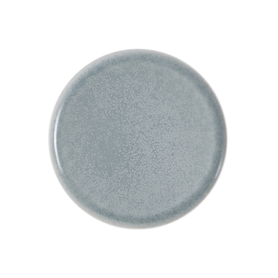 Glacier Blue Geometric Dining Plate